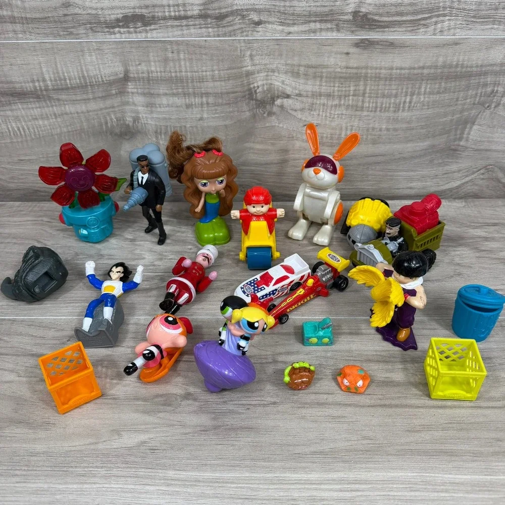 Mixed Toy Lot 21pc Set Unisex One Size Multicolor Action Figures Vehicles